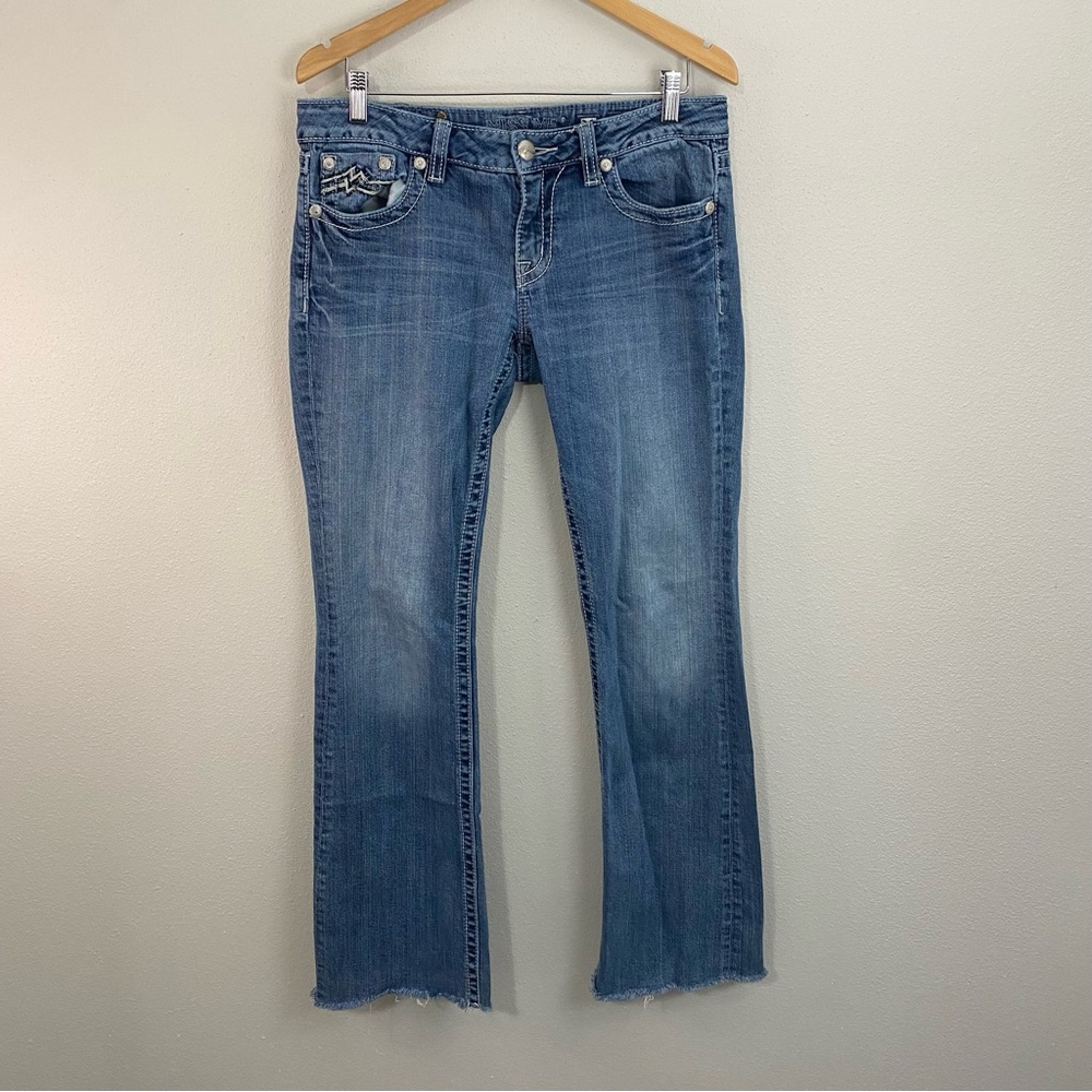 Miss Me Boot Blue Jean‎ JD1071B2 Vintage Denim Jeans Women’s W31 Inseam 33.5”